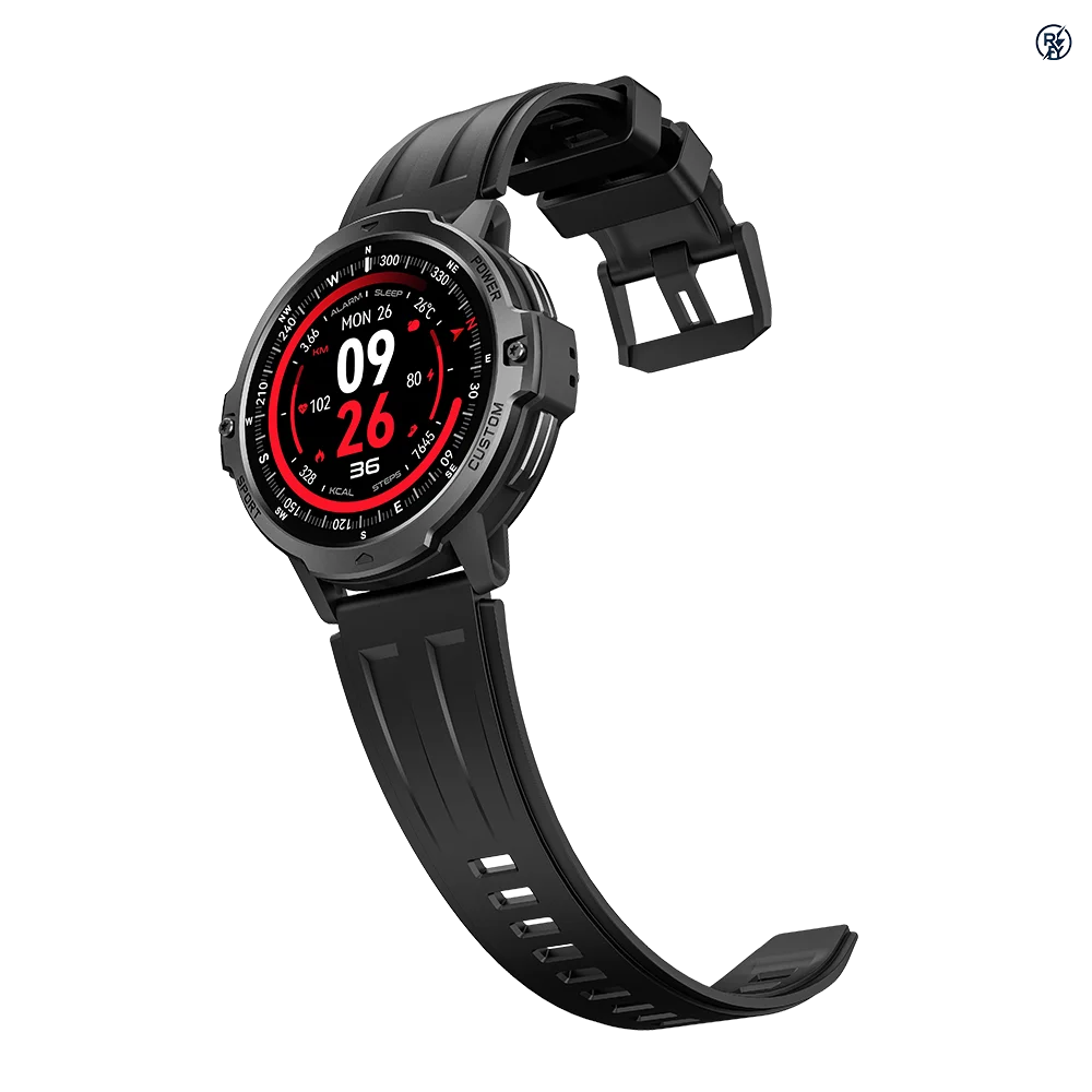 C31 Smartwatch, Sports GPS Watch, Heart Rate & Blood Oxygen Monitoring, Waterproof, Outdoor, All-Day Dynamic Heart Rate Data Wat