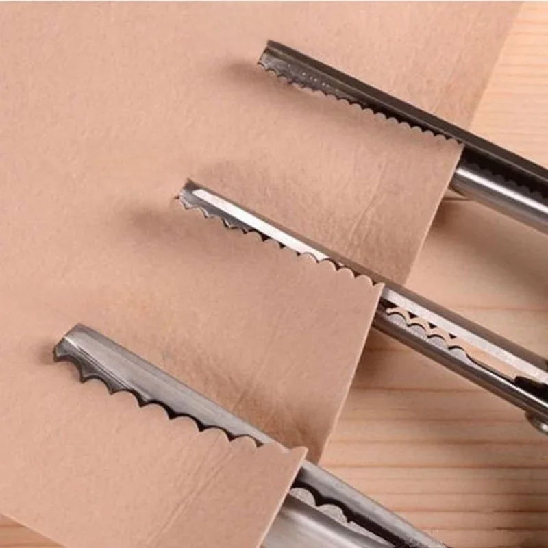 DIY Noodzakelijk Naaigereedschap Kleermaker Schaar 3/5/7mm Golf Kant Naaister Schaar Rvs hand Schaar - afbeelding 2