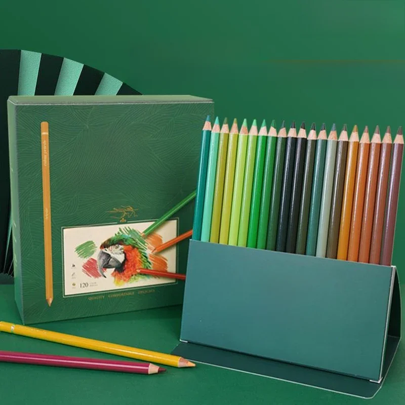 120 Kleuren Professionele Premier Kleurpotloden Met Levendige Kleuren Vervagende Schetskleuring Voor Kunstenaarsstudenten - afbeelding 2