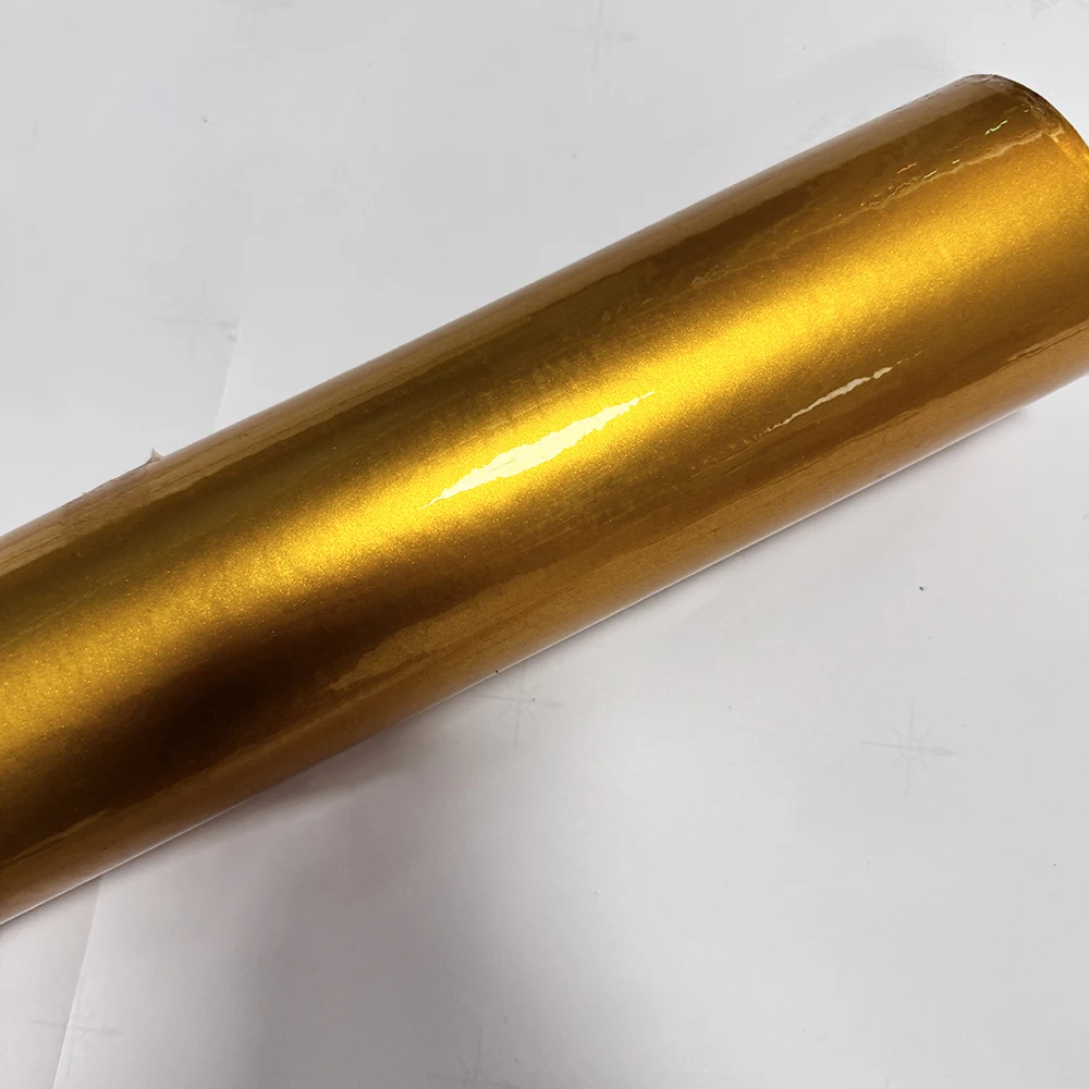 

AURORA FILM GOLD Car Wrap Vinyl Covering Film Self Adhesive Sticker Decal Roll Sheet with Air Bubble Free 3years Warranty