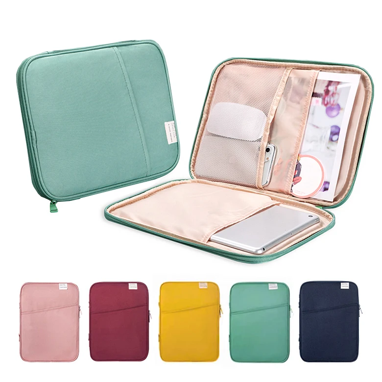 13 inch MacBook Laptop Galaxy Tab Handle storage pocket shock protection bag for tablet iPad Pau