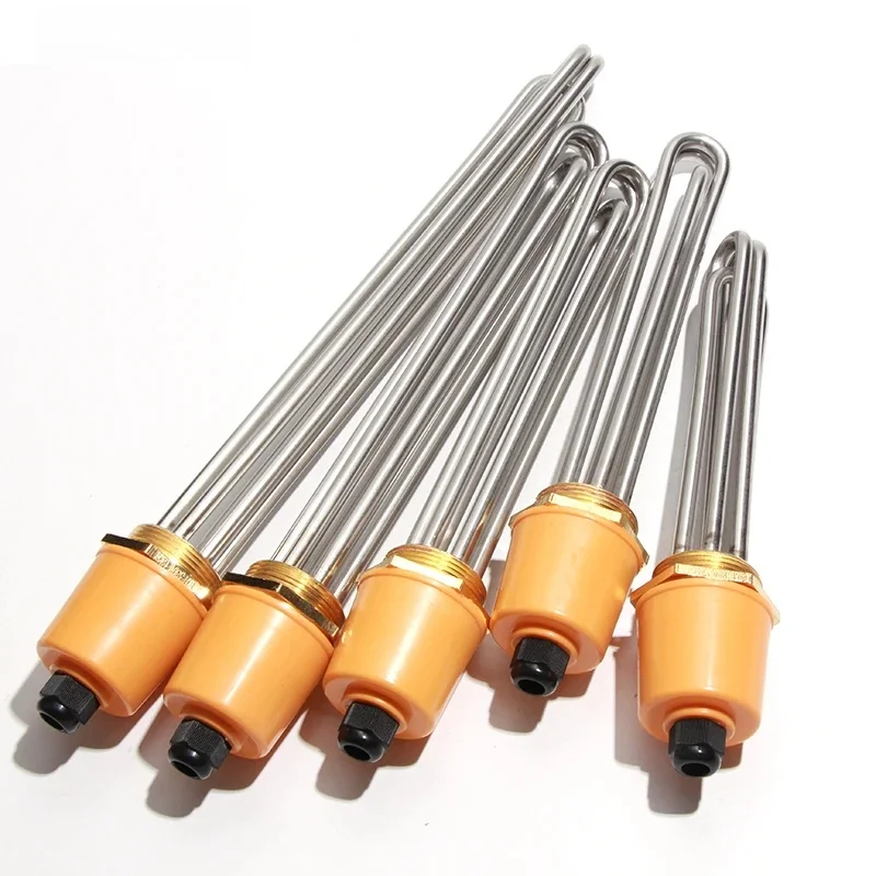 SNDHEATER elektryczny podgrzewacz wody DN32 DN40 DN50 zanurzeniowy element grzejny SUS304 220V rurowy wzmacniacz 3KW 4.5KW 6KW 9KW 380V 12KW — zdjęcie 2