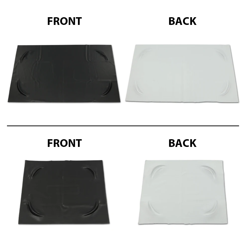 3 قطعة نادي السيارة الجبهة بولي يوريثان مقاعد يغطي صالح ل 1982-2000 Pre-2000 Ds عربة جولف أسود Ds الجلود سهلة التركيب مقاوم للماء