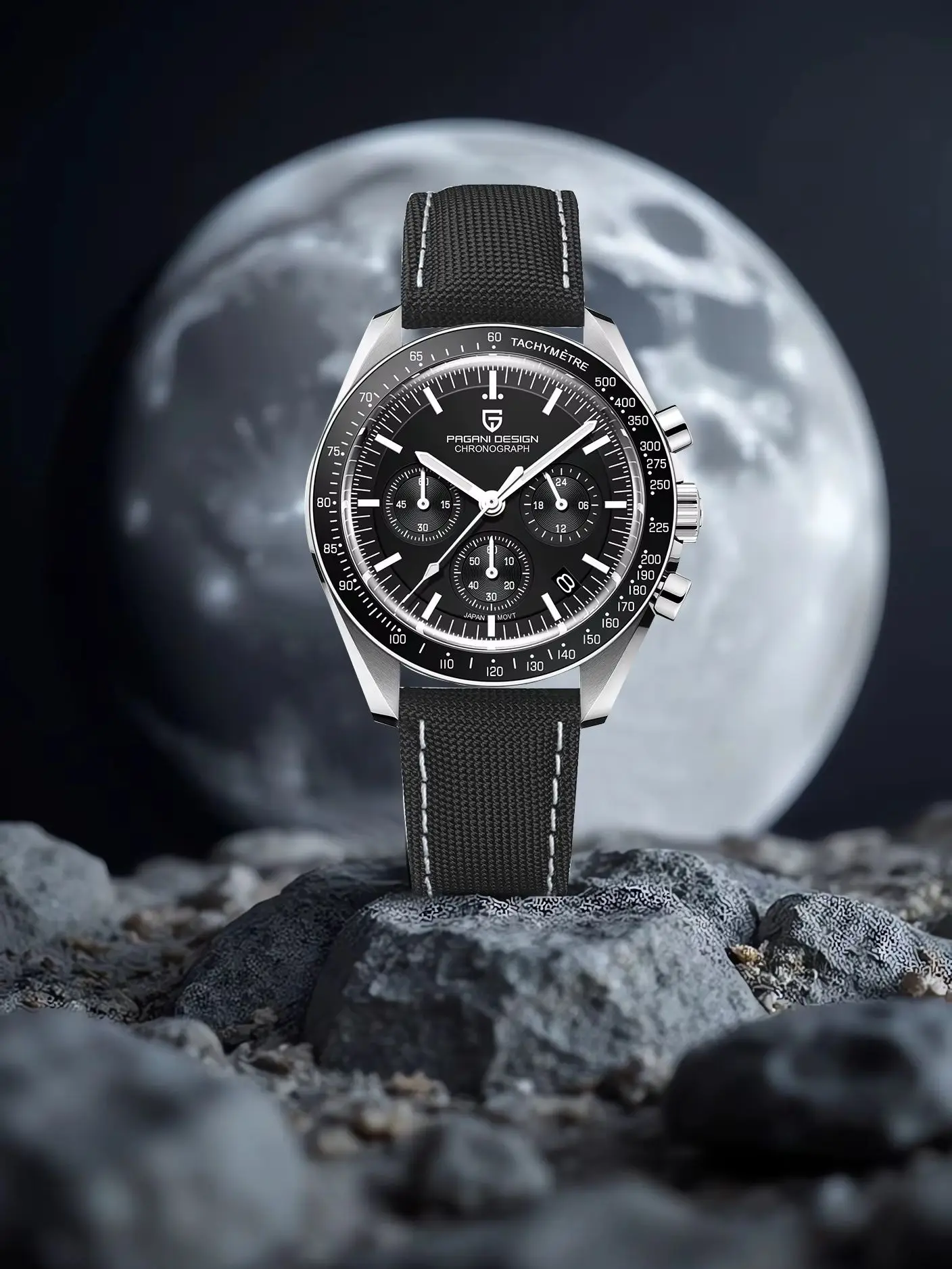 PAGANI DESIGN 2026 Neue Luxus-Quarzuhr für Herren mit Saphirglas und Chronograph, Lokaler Versand innerhalb der EU