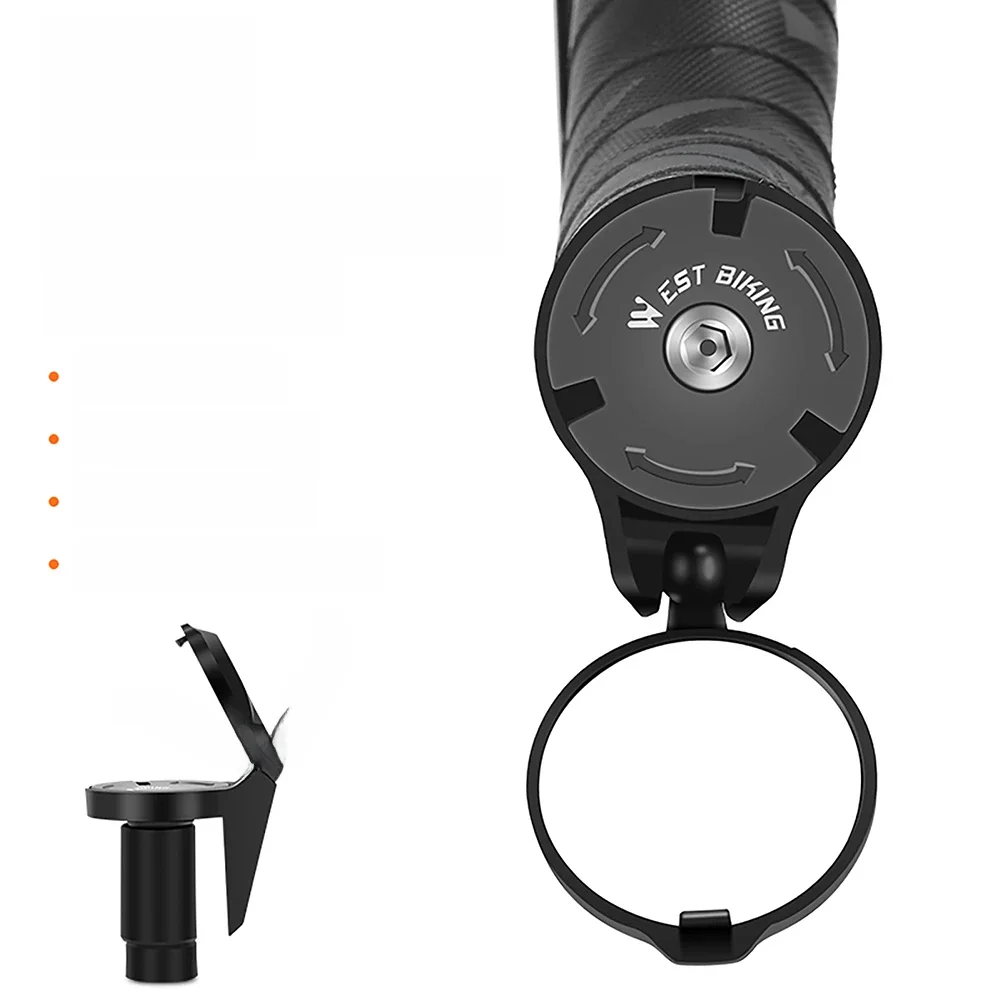 AliExpress West Biking WEST BIKING Bicycle Rearview Mirror Handlebar End Mirror Small Convex Cycling Mirror 360 Flexible MTB Road Bike Accessories