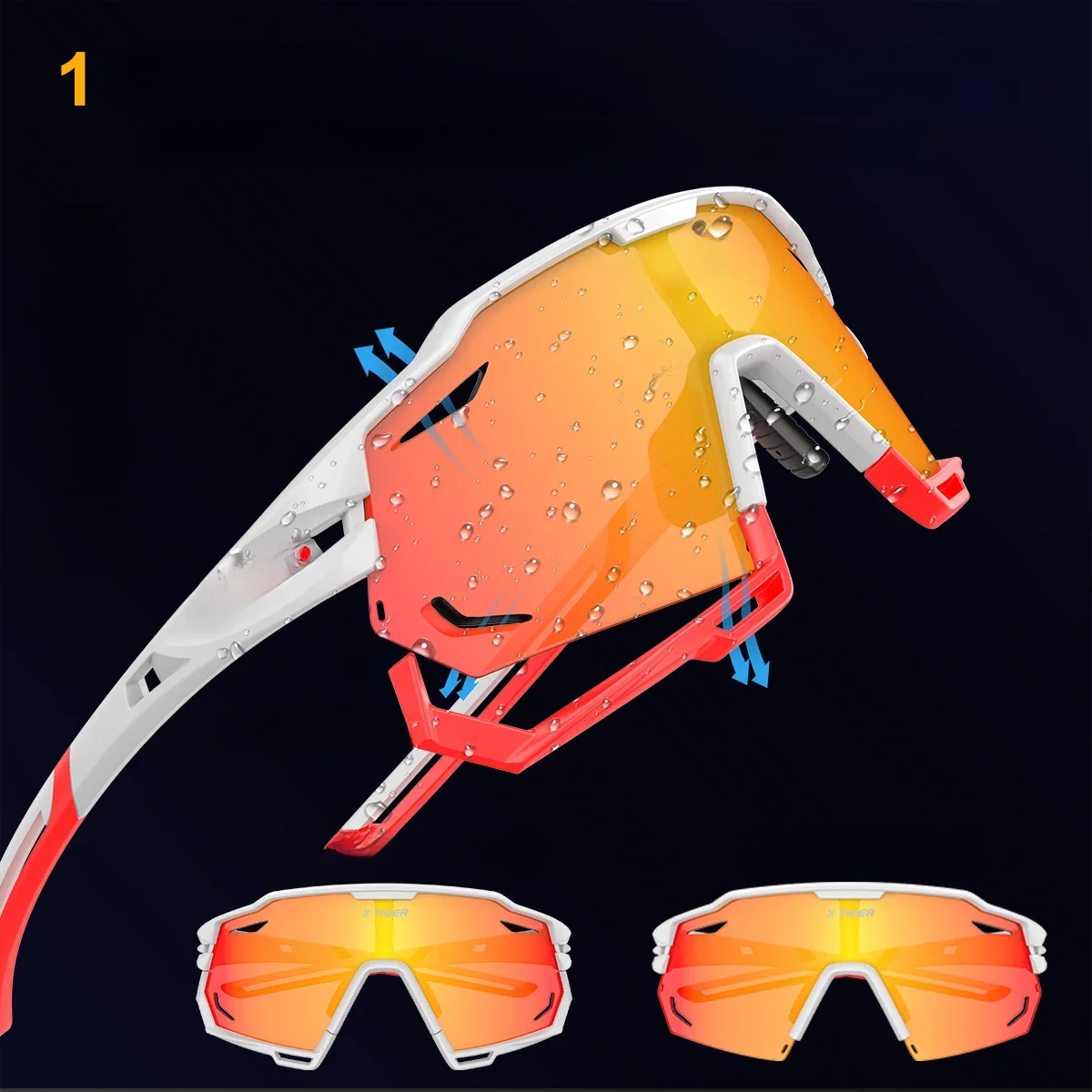 AliExpress X-TIGER Cycling Glasses Summer Sports Sunglasses UV400 Anti Glare Lightweight Bicycle Glasses Men's Women Cycling Eyewear