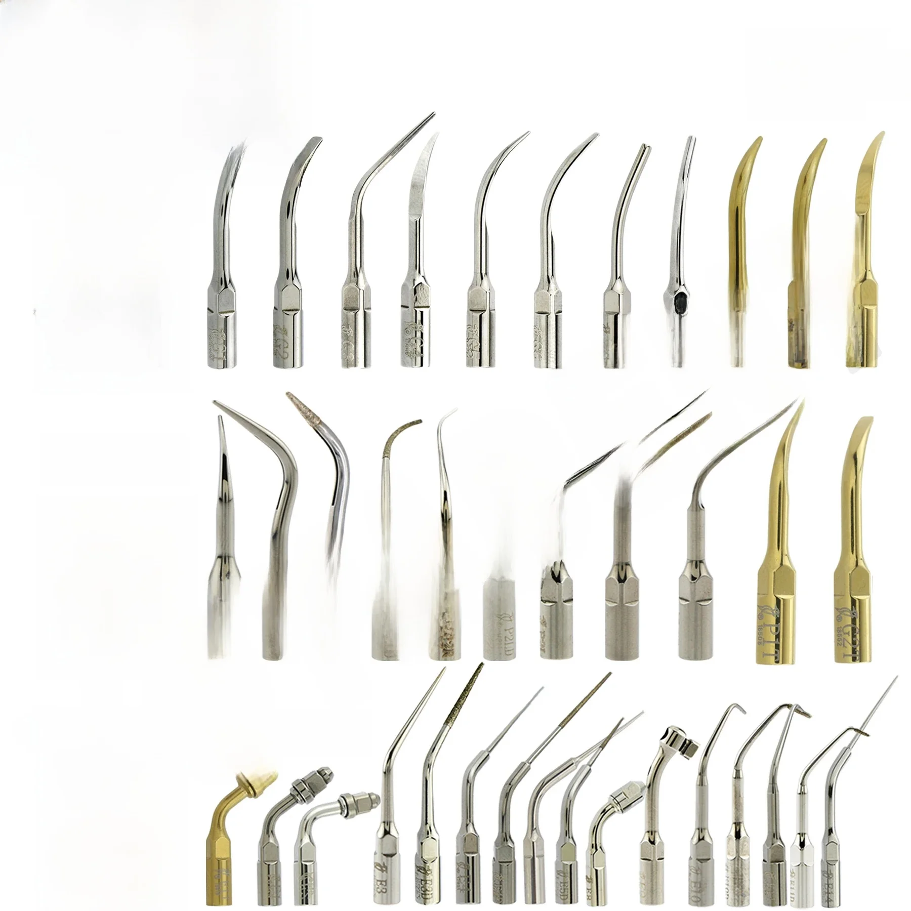Woodpecker Dental Ultrasonic Scaler Tips Scaling Tips Endodontics Perio Root Canal Treatment P/E/G Fit EMS UDS Scaler Handpiece — zdjęcie 2