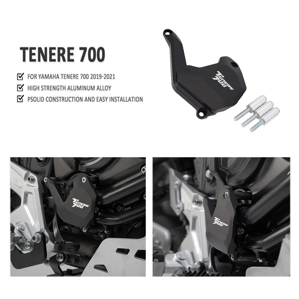 

Modified Motorcycle Engine Protection Aluminum Alloy Water Pump Protective Cover For YAMAHA Tenere700 XT700Z 2019 2020 2021 2022