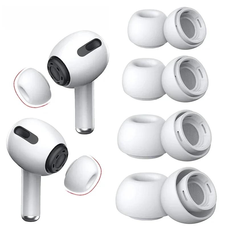 Oreillettes de protection en silicone souple pour Apple Airpods Pro 1/2 Isabel, écouteurs, housse, coussinets, accessoires, 1, 2