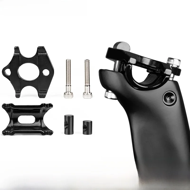 AliExpress blackhole Bike Seat Post Head Clamp MTB Road Bicycle 7*7mm Round Bow Clamp 7*9mm Oval Bow Seat Post Repair Head Clamp Saddle Base Adapter