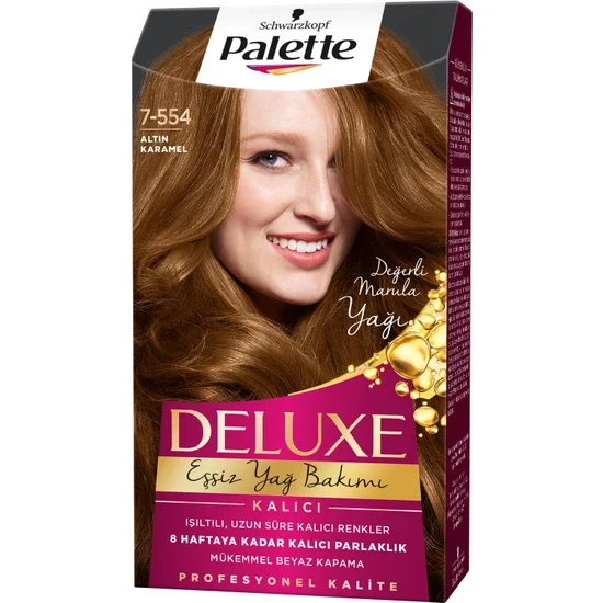 Schwarzkopf Palette Deluxe 7-554 Golden Caramel Hair Color