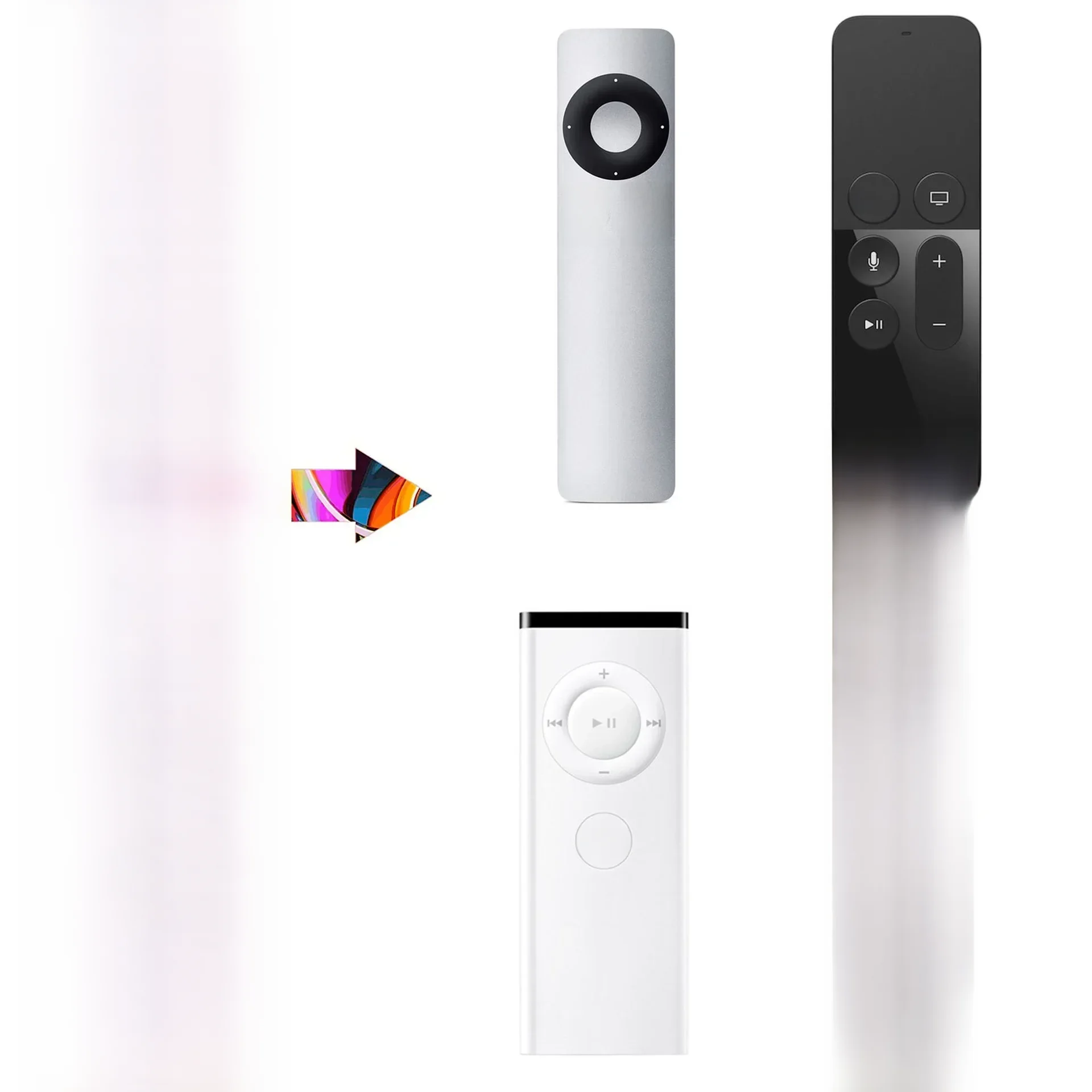 Zamienny pilot Apple TV do Apple TV 4K/Gen 1 2 3 4/HD A2843 A2737 A2169 A1842 A1625 A1427 A1469 A1378 A1218 (bez głosu) — zdjęcie 2