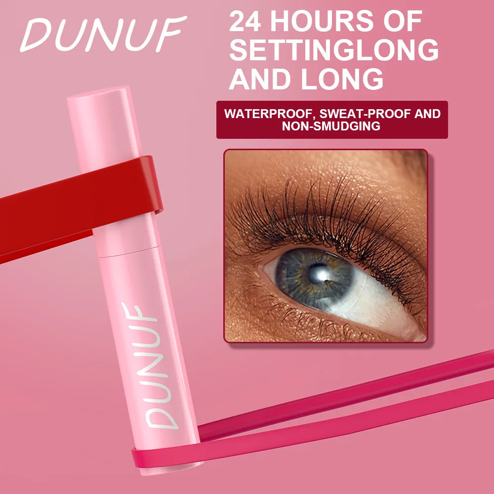 DUNUF waterproof transparent gel Eyebrow Styling Cream Curling long-lasting three-dimensional layer slim thick and natural