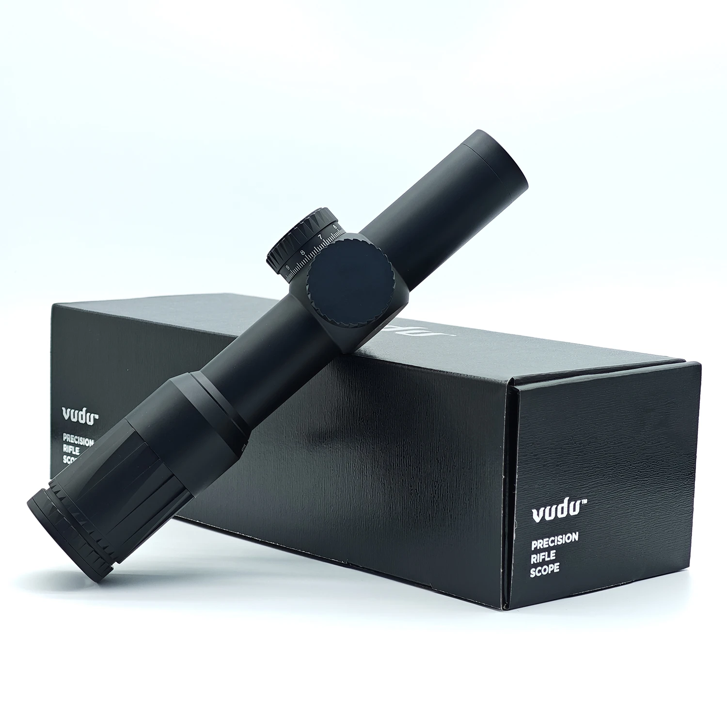 

VUDU 1-10x28 34mm Tube FFP Tactical Riflescope MRAD LE5 Illuminated Reticle Aluminum Black Tactical Shooting Scope