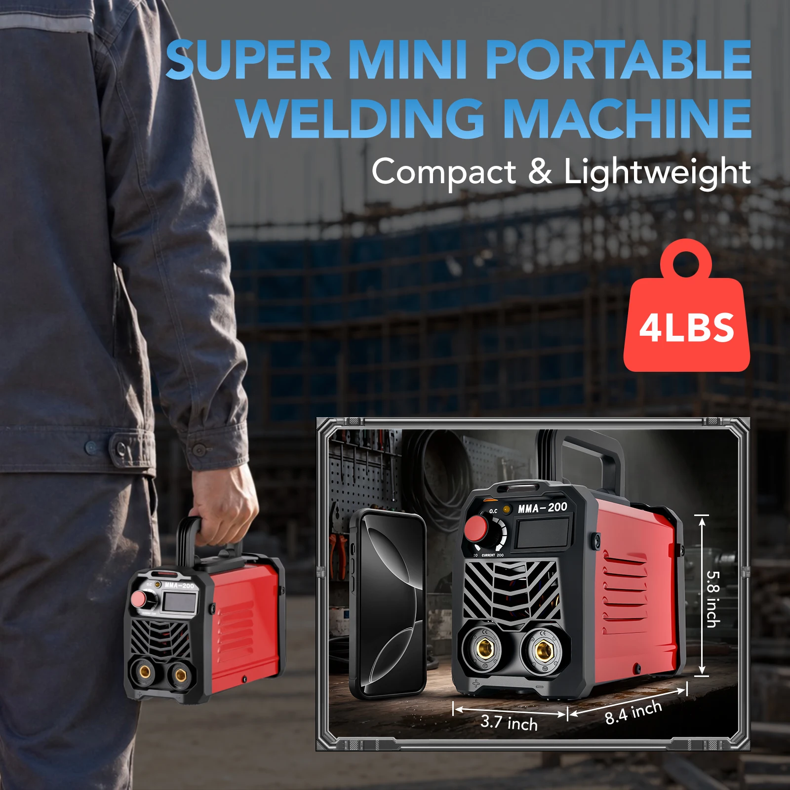 Soudeuse MMA 200A 110V, machin - Portable Welding Generator avis et prix