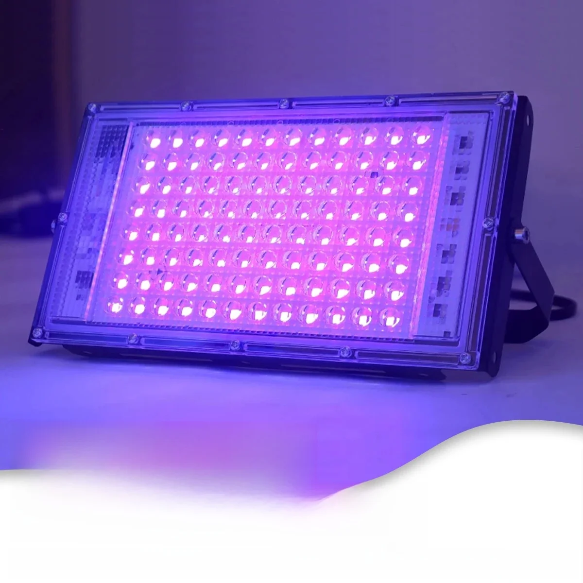 LED UV projecteur 50W 100W 395nm scène professionnelle lumière noire lumière UV projecteur Solidification lumière 220V acariens lumière stérilisation