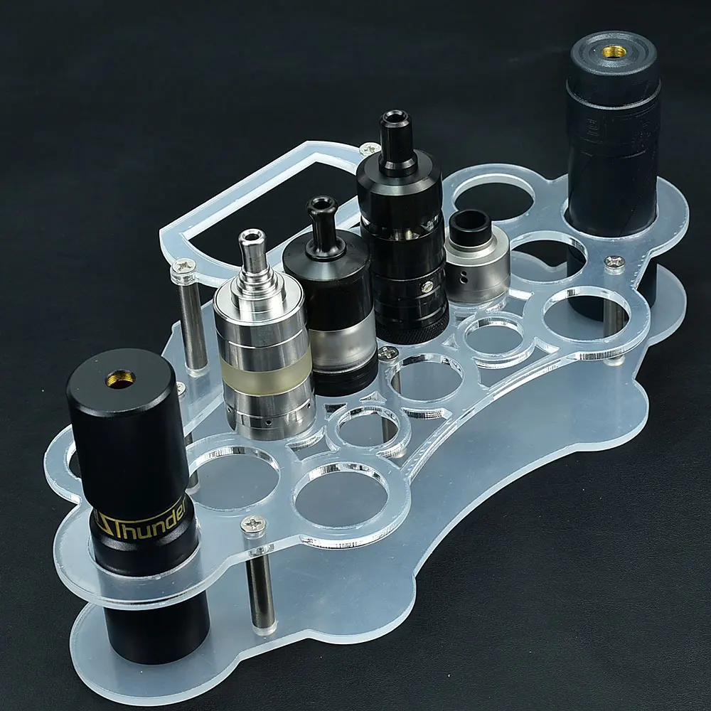 وولفكولي vape 510 موضوع الاكريليك البخاخة عرض الحريق سولو rda حامل حامل ل Blaze RTA kayfun x mtl rta