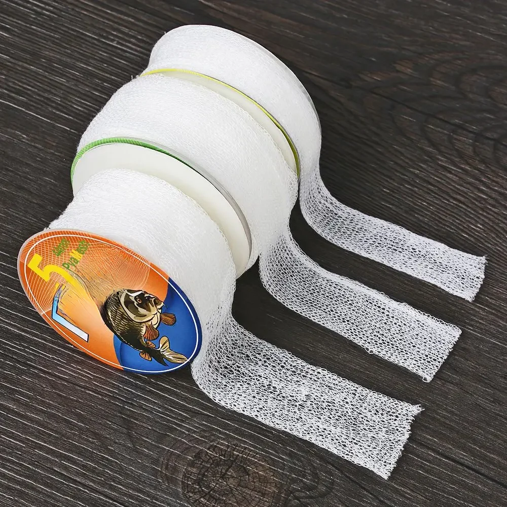 Filet soluble dans l'eau, diamètre PVA de 5M, 25/37/44mm, pour la pêche à la carpe, sac de pêche grossier, accessoires