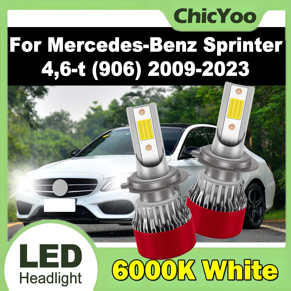 

2PCS 150W Turbo Auto Headlamps 30000LM Car LED Headlight Bulbs 6000K White 12V For MERCEDES-BENZ SPRINTER 4,6-t (906) 2009-2023