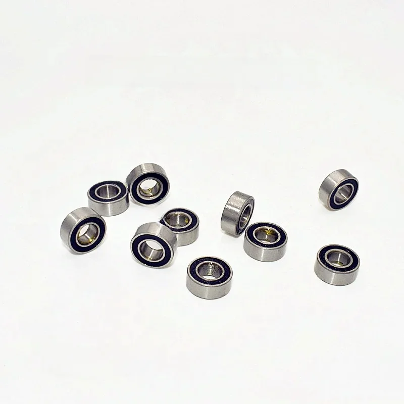Łożysko miniaturowe MR105RS 10 sztuk 5 * 10 * 4 (mm) stal chromowana Uszczelnione gumą Części do urządzeń mechanicznych o dużej prędkości — zdjęcie 2