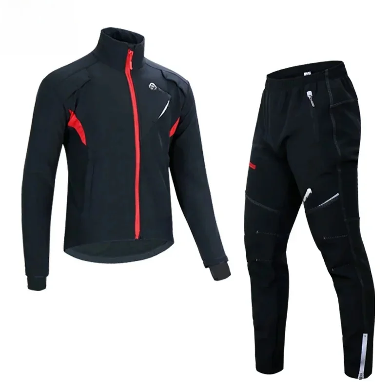 AliExpress X-TIGER Cycling Suit Man Winter Outdoor Sports Thermal Fleece Cycling Clothing Windproof Coat MTB Bike Jerseys Sportswear