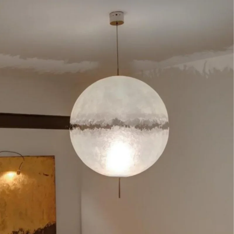Lampe Suspendue au Design Créatif Nordique, Luminaire Décoratif d'Nik, Idéal pour un Salon, une Salle à Manger, une Chambre à Coucher ou une Villa en Hauteur