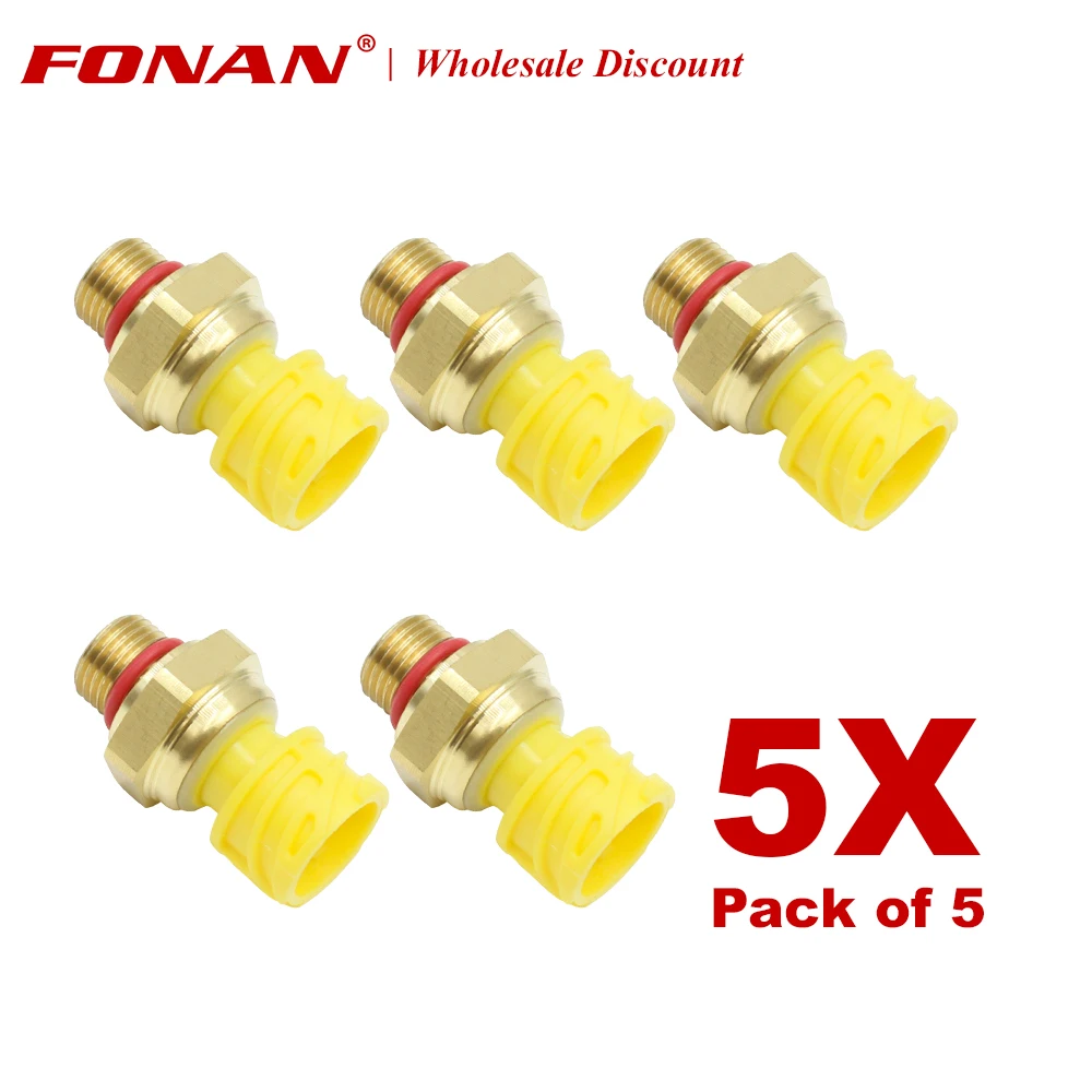 5X 21634017 Brand New Crankcase Pressure Switch Sensor For Renault Volvo Truck D12 D13 FH FM FMX NH