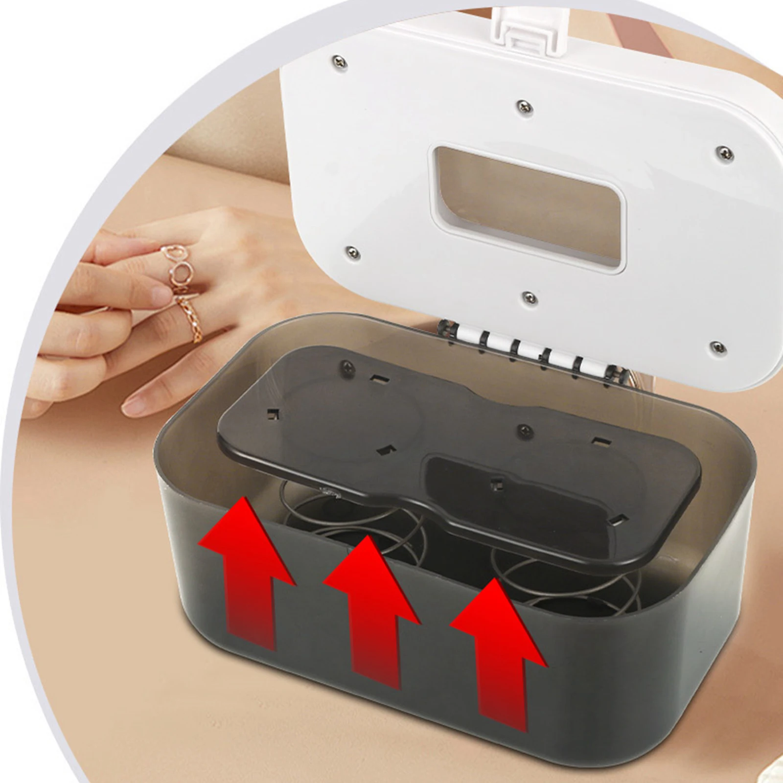 휴대용 USB 아기 물티슈 디스펜서, 차량, 가정, 침실용 지능형 온도 조절 기능 탑재