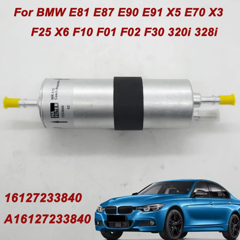 High Quality 16127233840 16127451424 Fuel Filter For BMW E81 E87 E90 E91 X5 E70 X3 F25 X6 F10 F01 F02 F30 320i 328i A16127233840