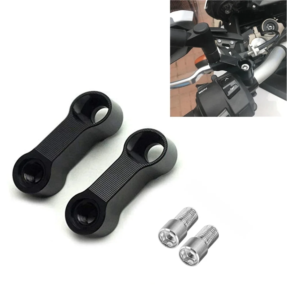 AliExpress For Yamaha 10MM Right & Left Thread Motorcycle Bike Mirror Mount Risers Extenders Adapters CNC Aluminum Particularly Suitable