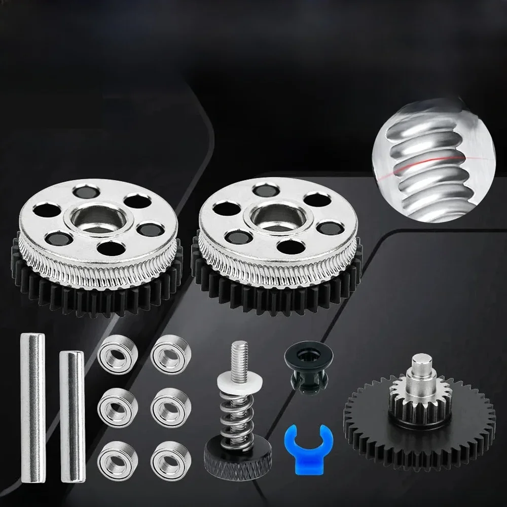 Wszystkie wytłaczarki metalowe HGX Lite Extruder 2.0 dla CR10S/Ender 3/Ender 3 V2/VORON Zestaw podwójnego przekładni redukcyjnej ze stali hartowanej — zdjęcie produktu 7