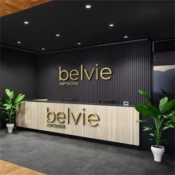 Laser Cut Logo Sign Beauty Salon Sign 3D Business Sign Business Signboard Custom Laser Cut Logo With Raised 3D Dentist Sign