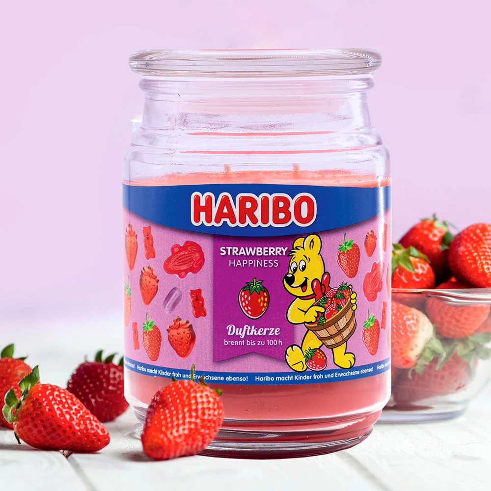 [Official] Haribo Candle Large Jar gift lovely (2Wicks, Palm wax)