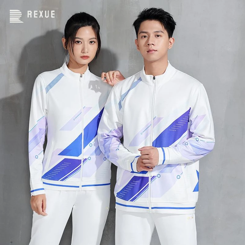 High Quality Tennis Jacket For Men Women 2024 Badminton Ping Pong Sport Training Jacket Warm Up Sport Coat 3D Printing Suit