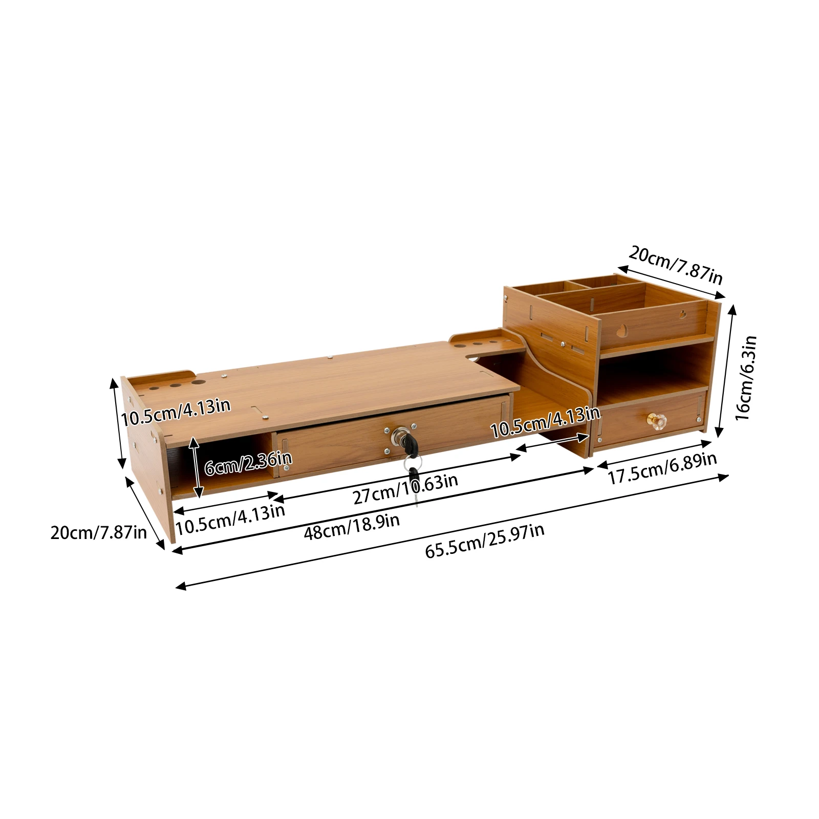 Desktop Monitor Stand, Monitor Riser, Computer Monitor Booster Stand Large Bearing-load Capacity Mobile Phone Holder for Home