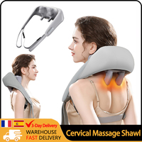 Electric Cervical Massage Shawl, Shiatsu Body Massager, Adjustable With Heat Long Lasting Relaxation Back and Neck Relaxation