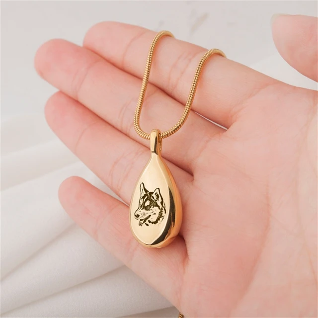 Cremation Jewelry Ashes Dog Pendant Cremation Jewelry Pets Ashes Photo Necklace Aliexpress