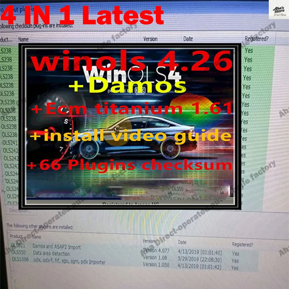 

Latest Car Winols 4.26 With 66 Plugins And Checksum+ ECU Remapping lessons+2021 Damos+ ECM TITANIUM 1.61+ immo service tool v1.2