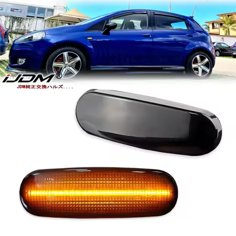 For Fiat Panda Abarth Grande Punto 199 Doblo Fiorino 3 Idea 350 Linea 323 110 LED Turn Signal Side Marker Dynamic Sequential Li