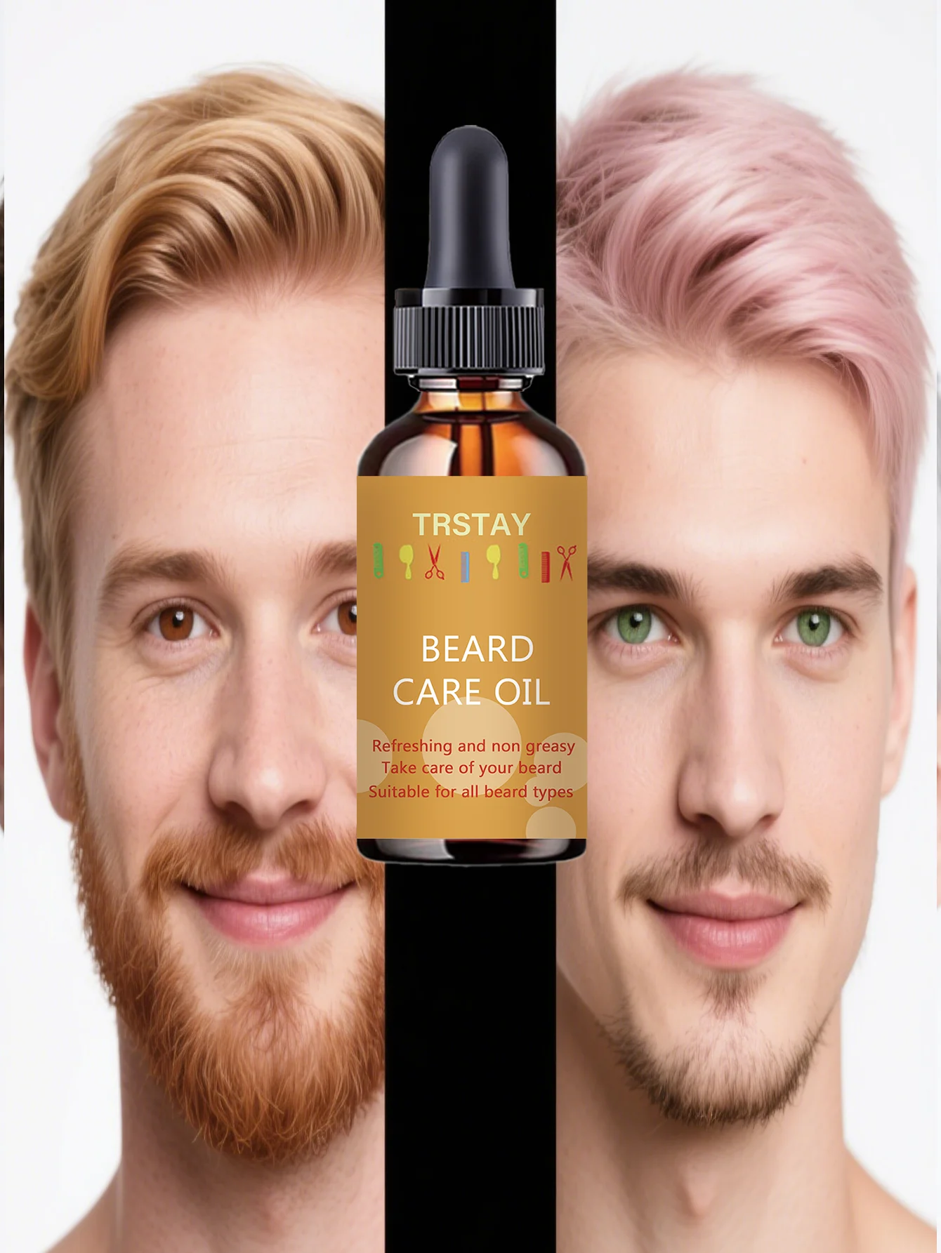 Nourishing Beard Essential Oil with Natural Ingredients for Smooth Soft Healthy Beard Care Perfect Gift for Boyfriend Husband Da - Image 3