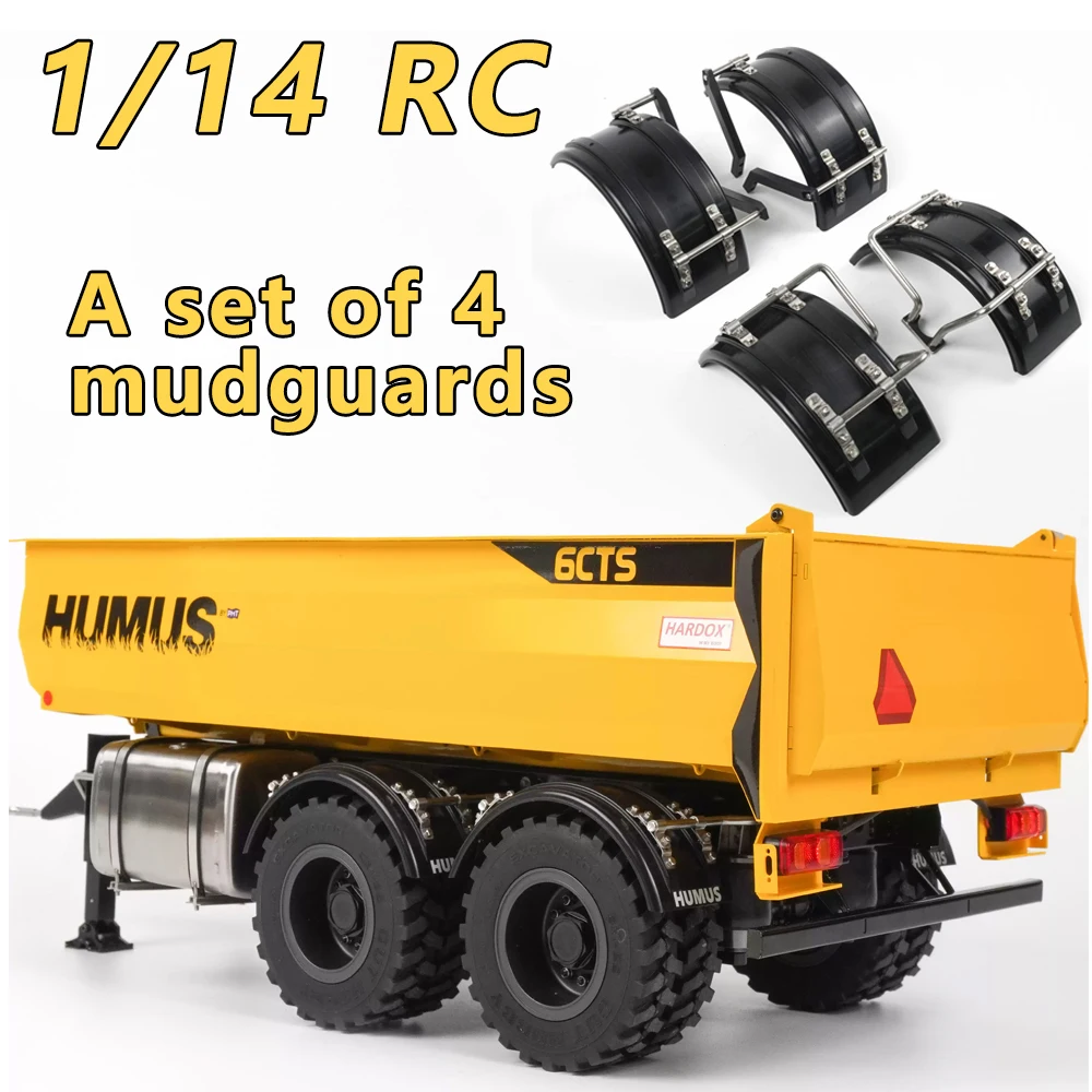 CUT Model 1/14 Dump Truck Model Fender with High Simulation Details CUT-DNB For Dump Truck Model Use or DIY Parts