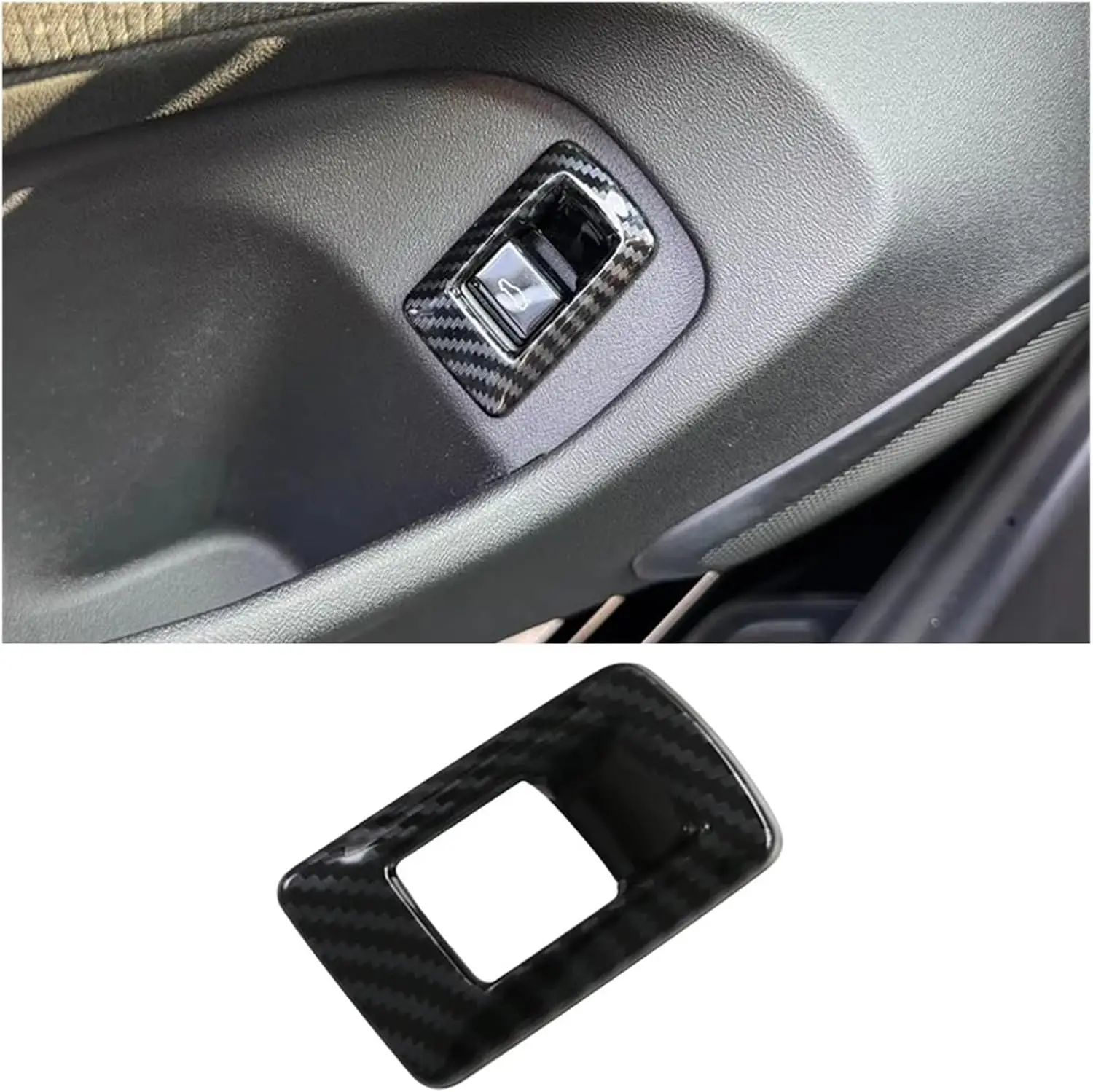 

ABS Car Tailgate Rear Trunk Button Switch Panel Frame Cover Trim For BMW 5 Series G60 G68 i5 2024-2026 Interior Accessories