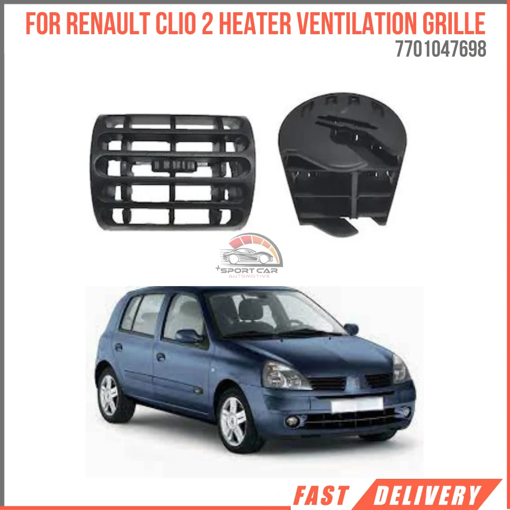 For Renault Clio 2 Side Right, Left Heating Ventilation Grille Diffuser (1 Piece) Oem 7701047697 Super quality, high satifactio