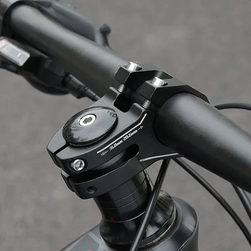 AliExpress NONE ESLNF Mountain Bike Handlebar Stem Fixed Gear Downhill Short Stem Aluminum Alloy Fork Head Tube CNC Hollow Stem
