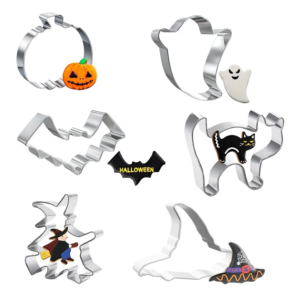 

Cookie Cutters,Halloween Molds Stainless Steel Cookie Cutter