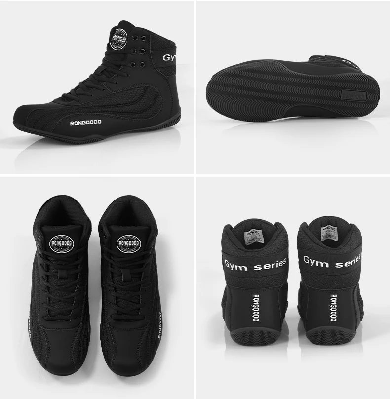 Trainings-Wrestling-Schuhe für Männer und Frauen Atmungsaktive Fitness-Boxschuhe Professioneller Fußschutz Hochwertige Wrestling-Schuhe – Detail 14