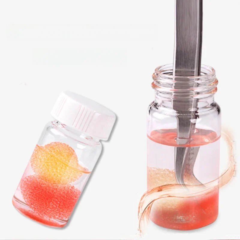 Nettoyant pour pincettes à cils, fournitures d'extension de colle à cils, dissolvant de colle à cils, éponge liquide, nettoyeur de pincettes, livres, 15 ml, 20 ml, 30ml