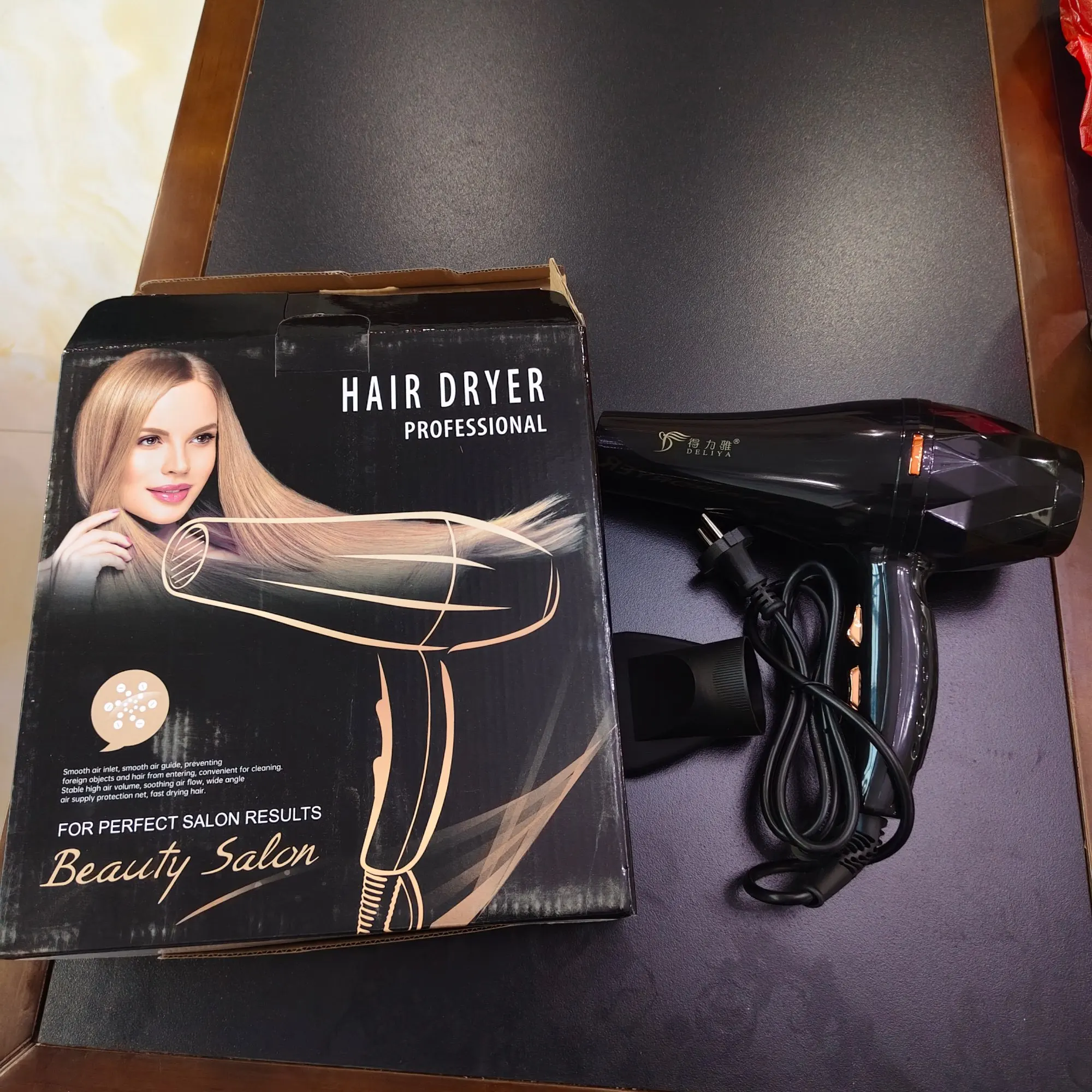 New High Wind Power Hair Dryer With Hot And Cold Constant Temperature Quick Drying Hood, Household Hair Salon Hair Dryer Tube photo review
