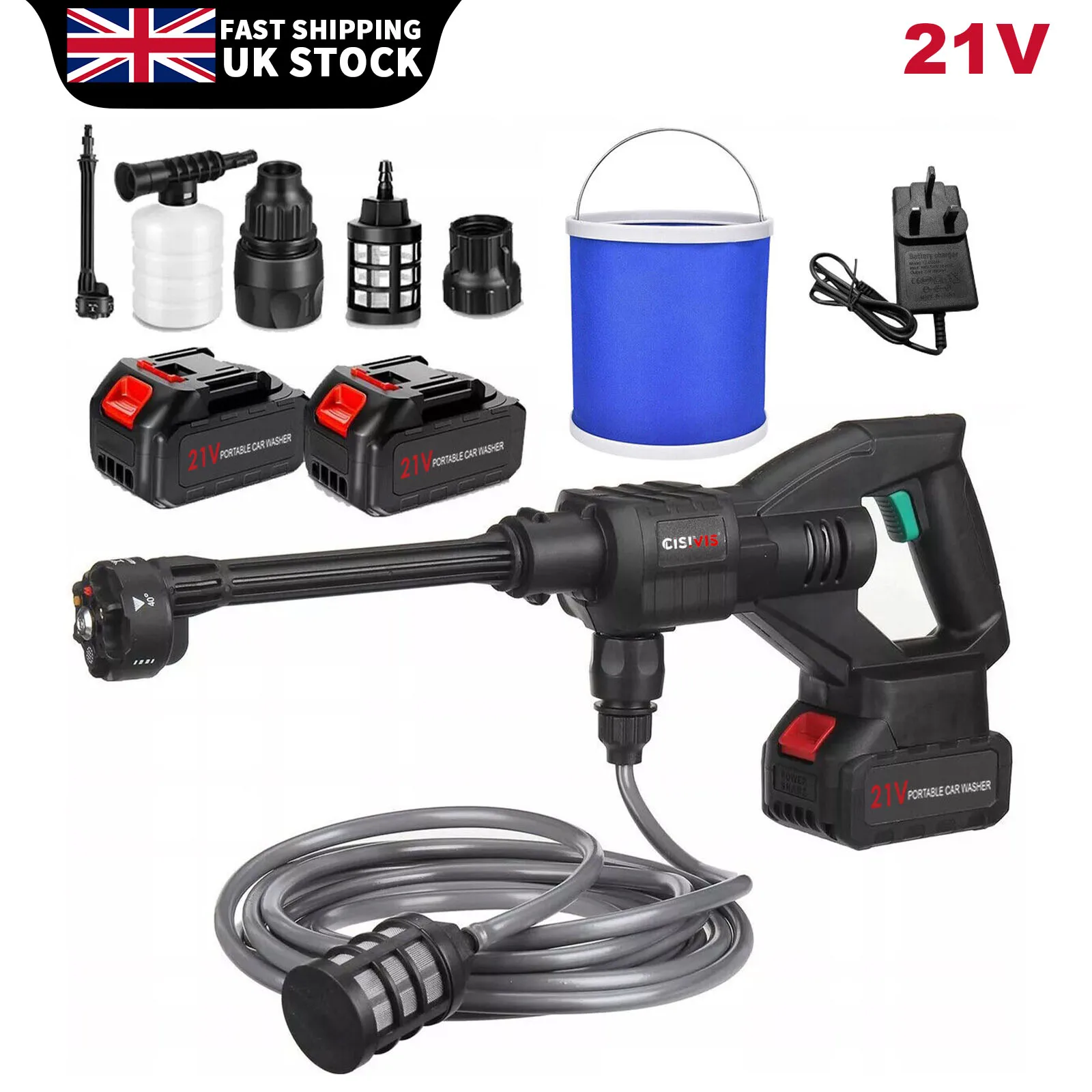 غسالة الضغط اللاسلكية، غسالة كهربائية محمولة مع بطارية محمولة بدون فرش، غسالة سيارات عالية الضغط #1