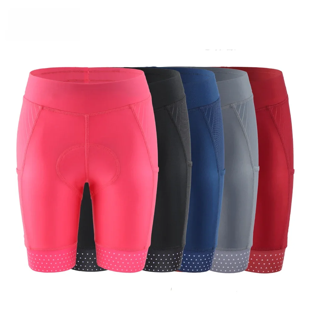 AliExpress KEMALOCE Women Cycling Shorts 2024 Pink&Black Breathable Summer Bicycle Shorts Female 5D Gel Pad